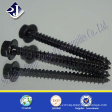 Black Zinc with Heat Treatment Wood Screw